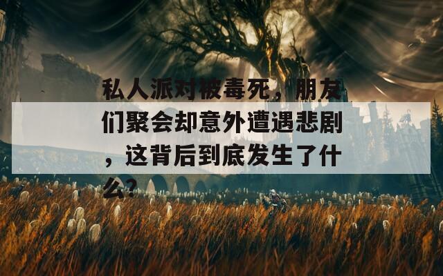 私人派对被毒死，朋友们聚会却意外遭遇悲剧，这背后到底发生了什么？