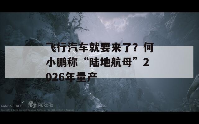 飞行汽车就要来了？何小鹏称“陆地航母”2026年量产